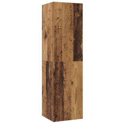 Wand-TV-Schrank 4 stk. Altholz Holzwerkstoff