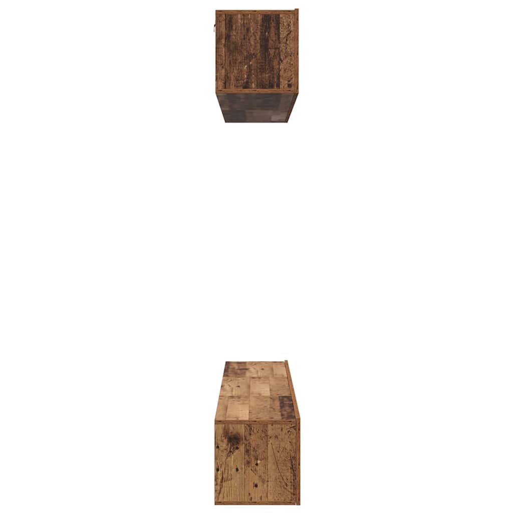 TV-Schrank-Set 5 pcs Altholz 100 x 30 x 30 cm Holzwerkstoff