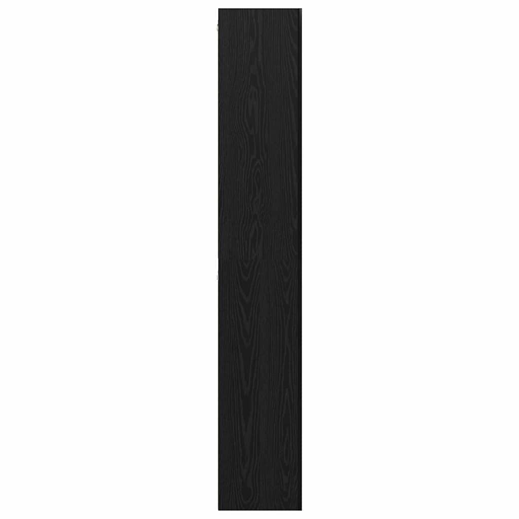 TV-Schrank-Set Wandmontiert 10 pcs Schwarz Eichen-Optik