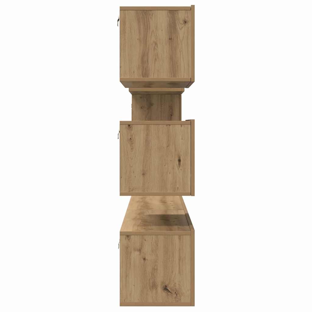 TV-Schrankset 6 stk. Artisan-Eiche Holzwerkstoff