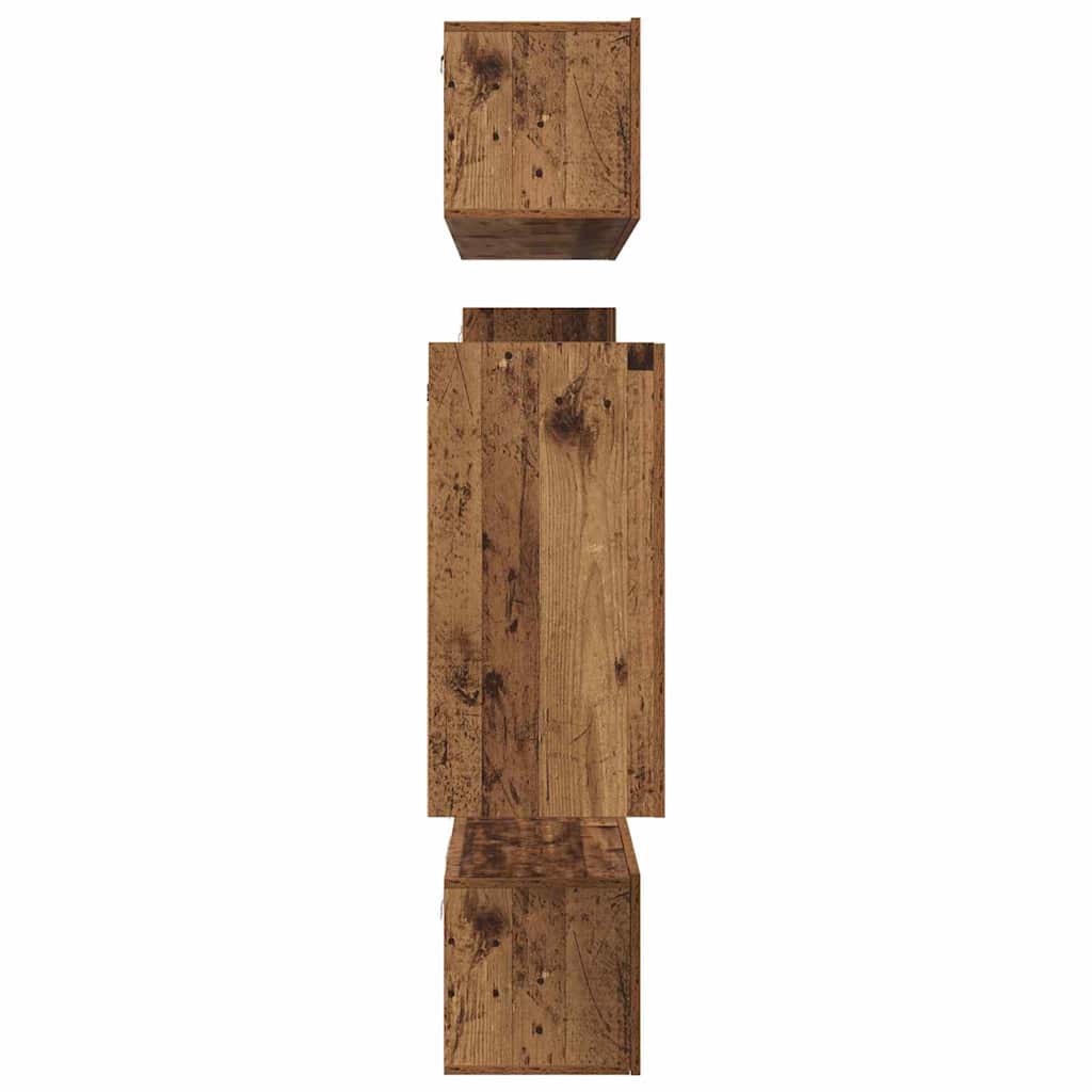 TV-Schranksystem 8 pcs Altholz 30,5 x 30 x 60 cm Holzwerkstoff