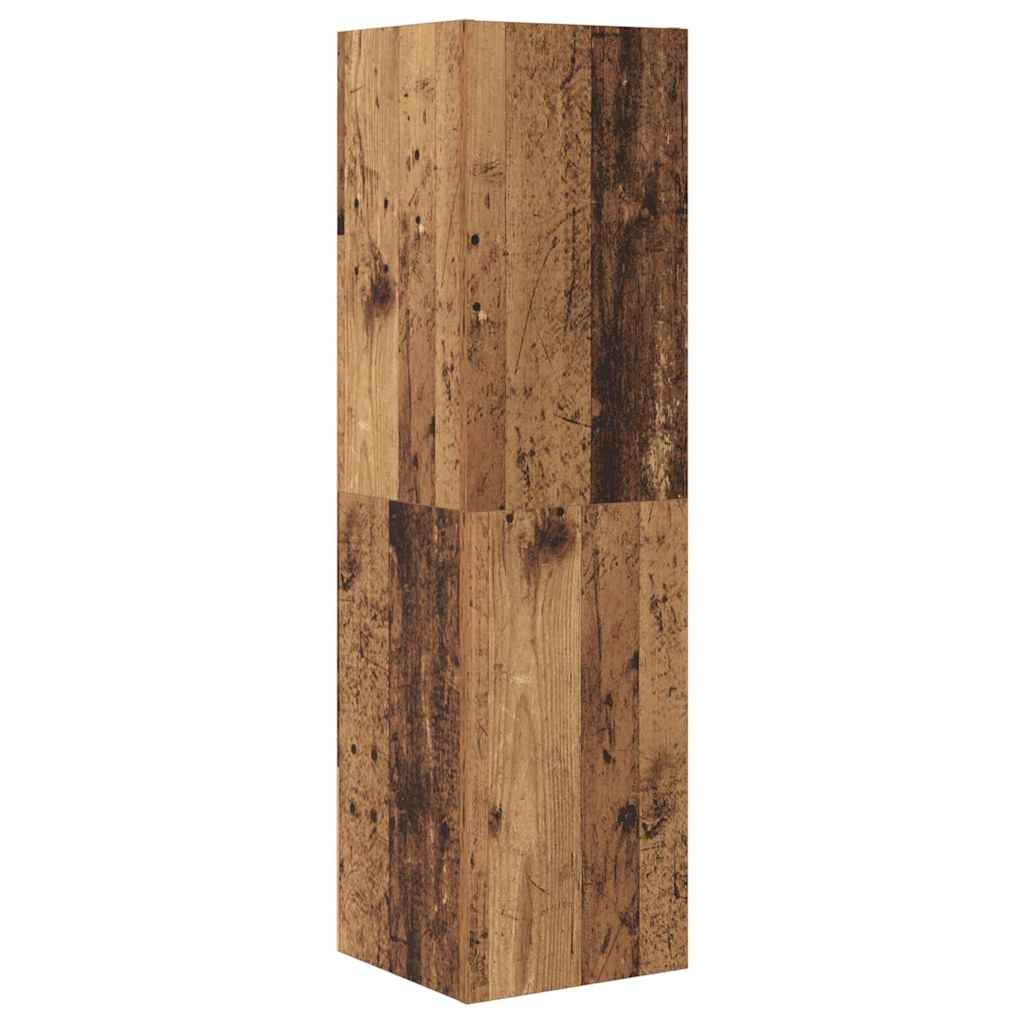 TV-Schrankset mit Schubladen 4 pcs Altholz Holzwerkstoff