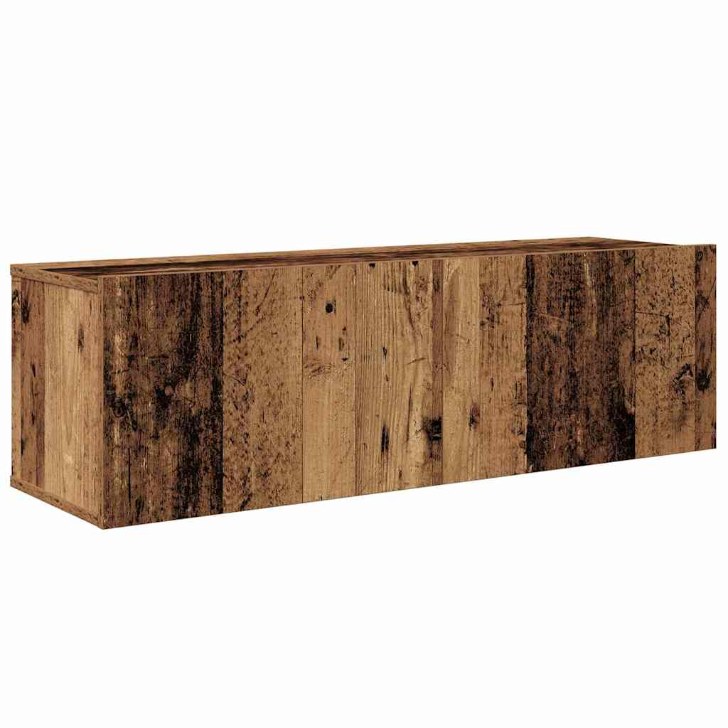 TV-Schrank-Set Wandmontiert 6 pcs Altholz Holzwerkstoff