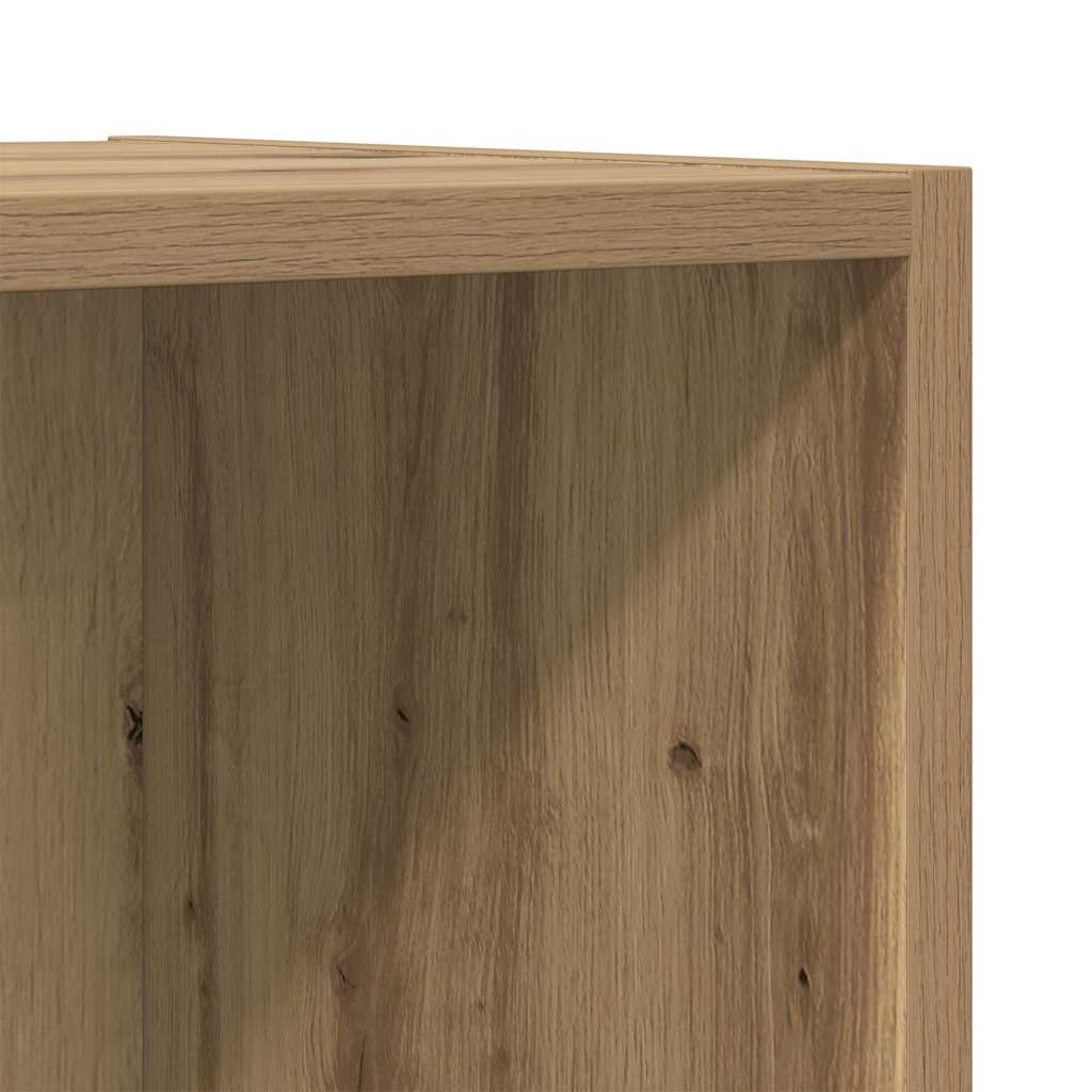 TV-Schrank Set Wandmontiert 2 pcs Artisan-Eiche Holzwerkstoff