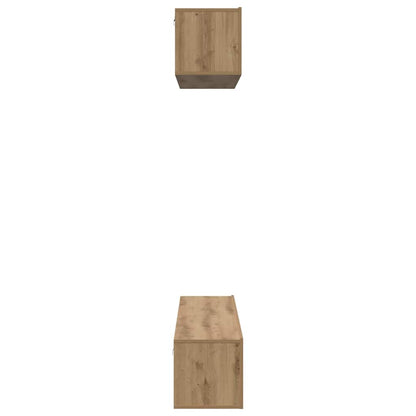 TV-Schrankset 4 stk. Artisan-Eiche Holzwerkstoff