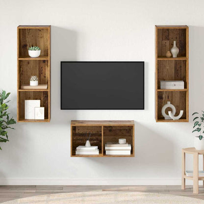 TV-Schrankset Altholz Holzwerkstoff