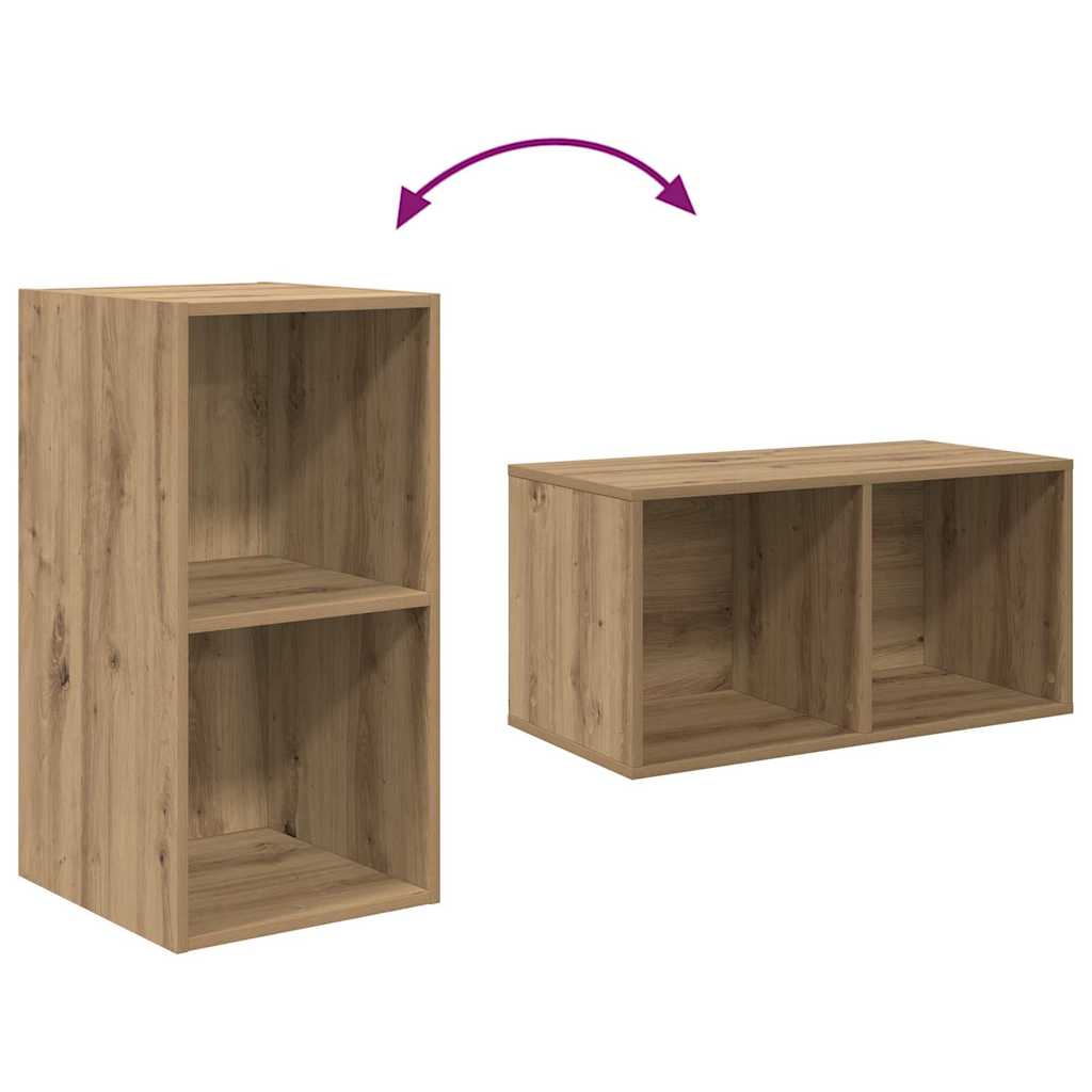 TV-Schrank Set Wandmontiert 3 pcs Artisan-Eiche Holzwerkstoff