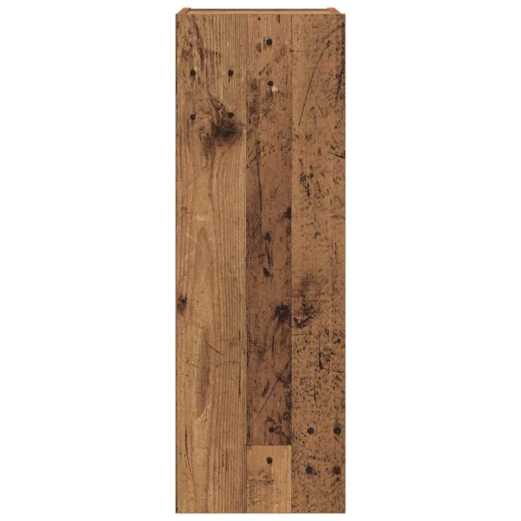 TV-Einheiten Wandmontiert 4 pcs Altholz Holzwerkstoff