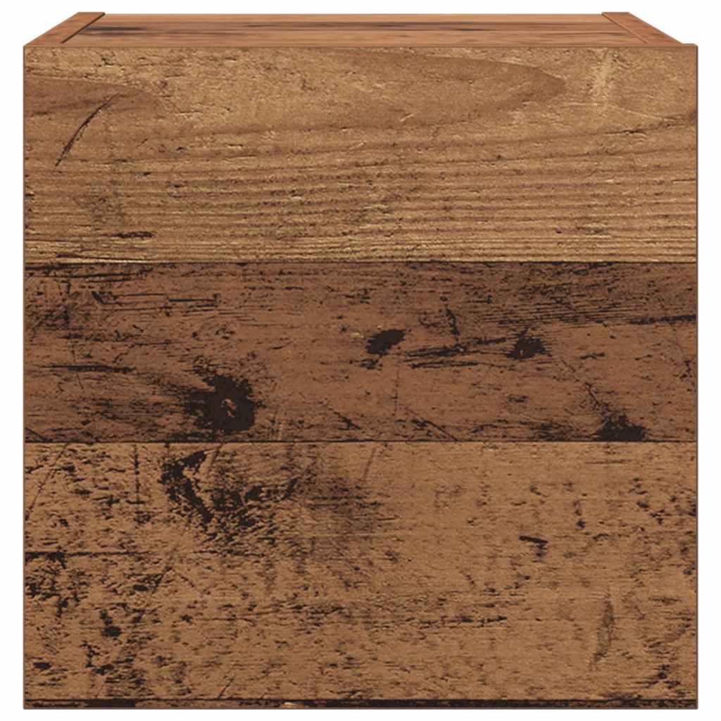 TV-Einheiten Wandmontiert 4 pcs Altholz Holzwerkstoff