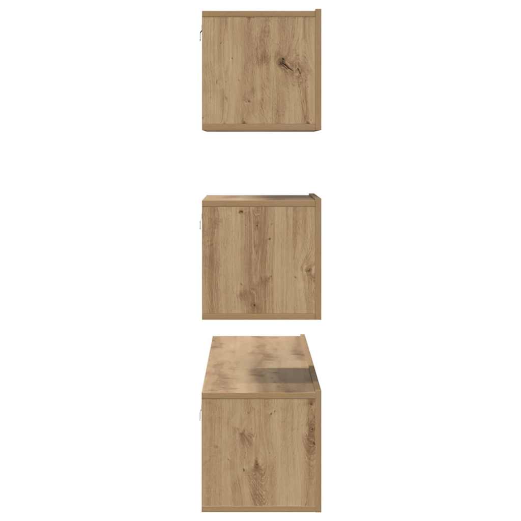 TV-Schrankset 4 stk. Artisan-Eiche Holzwerkstoff