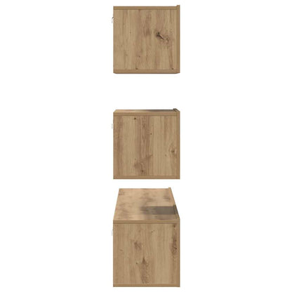 TV-Schrankset 4 stk. Artisan-Eiche Holzwerkstoff