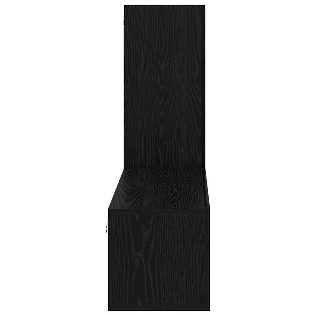 TV-Möbel-Set 3 pcs Schwarz Eichen-Optik 60 x 30 x 30 cm