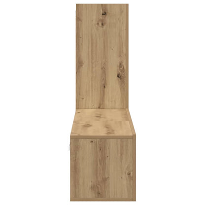 TV-Schrankset 3 stk. Artisan-Eiche Holzwerkstoff