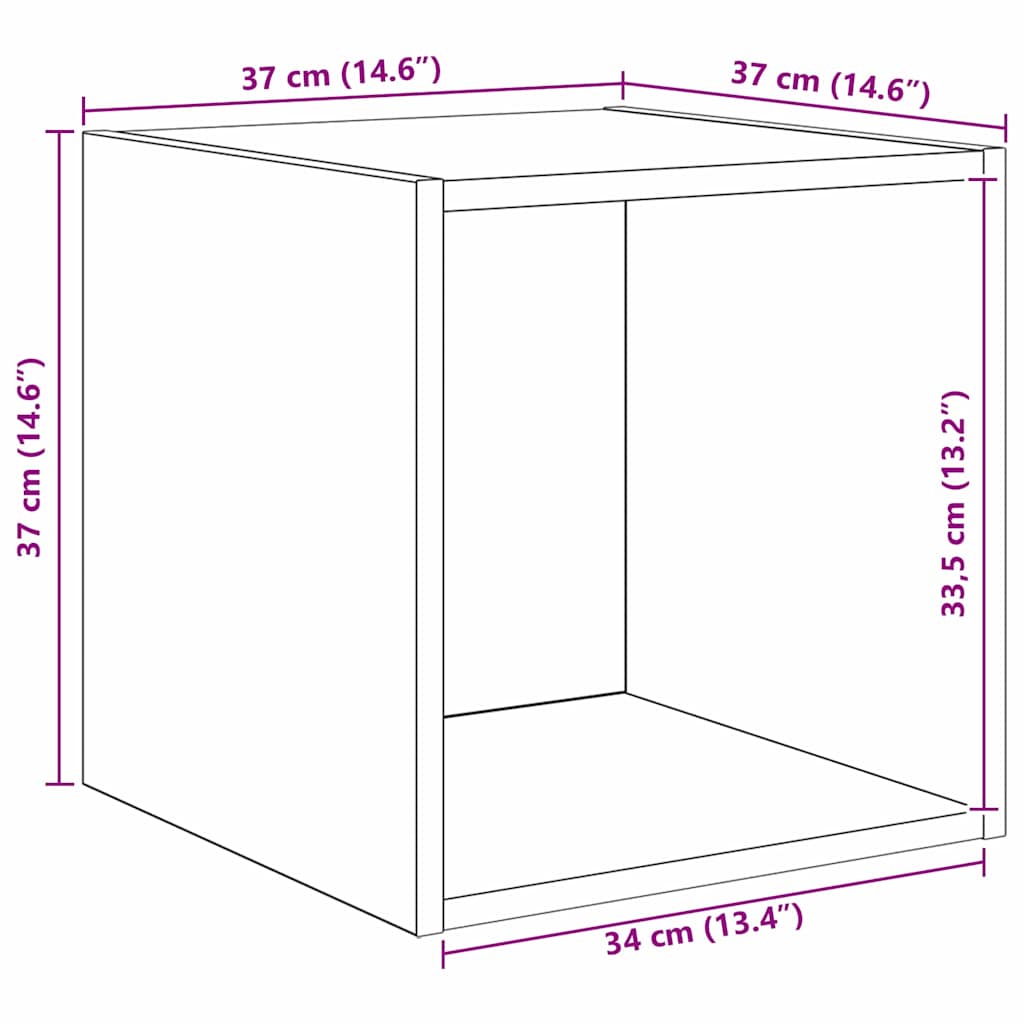 TV-Schrank Set Artisan-Eiche Holzwerkstoff