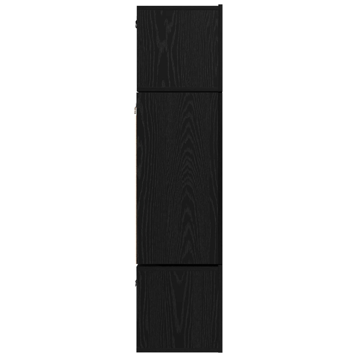 TV-Schrankset 6 pcs Schwarz Eichen-Optik Holzwerkstoff