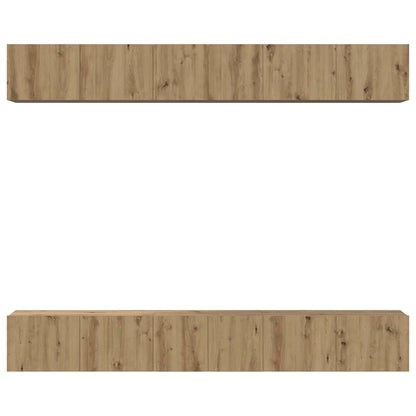 TV-Schrankset 6 stk. Artisan-Eiche Holzwerkstoff