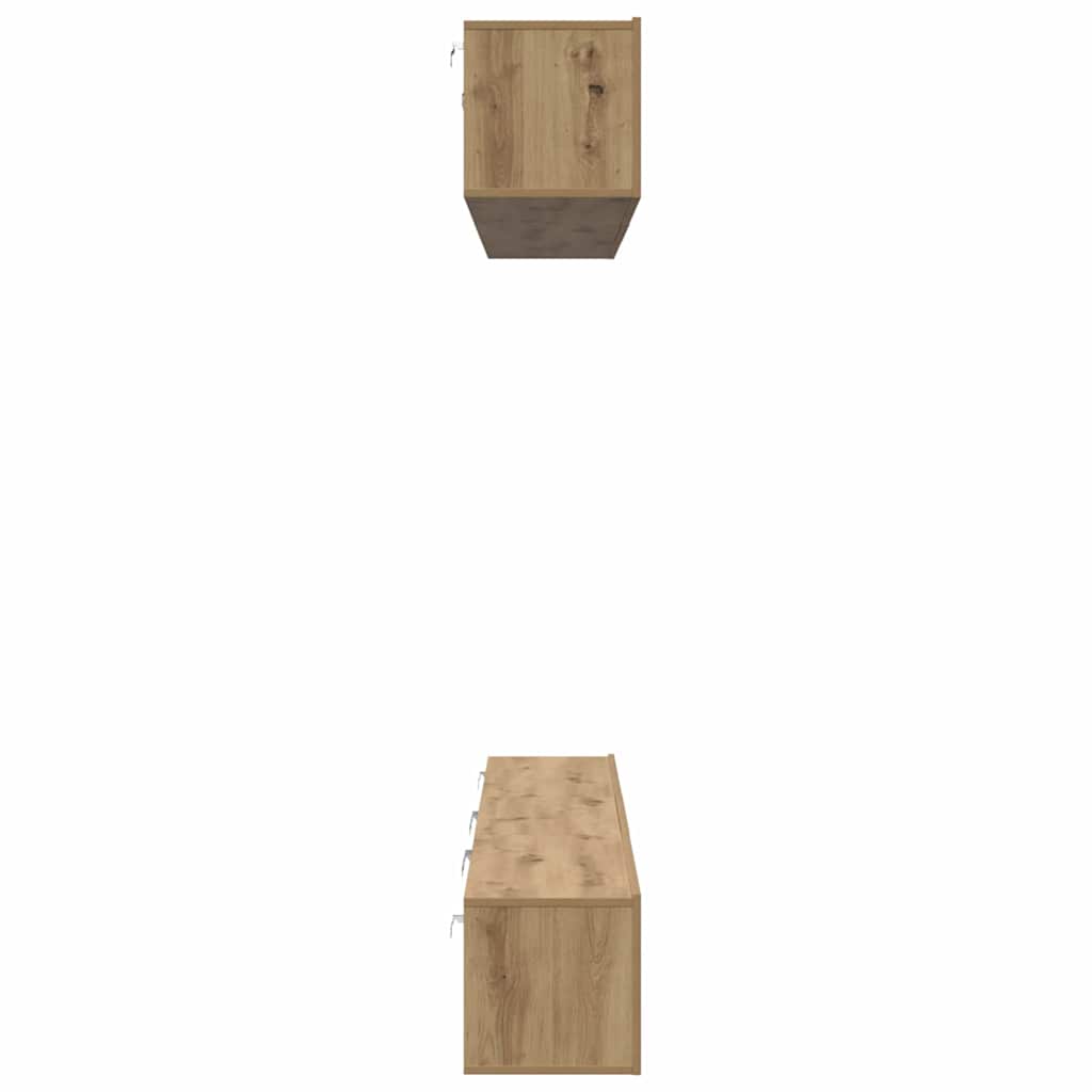 TV-Möbel-Set 6 pcs Artisan-Eiche 80 x 30 x 30 cm Holzwerkstoff