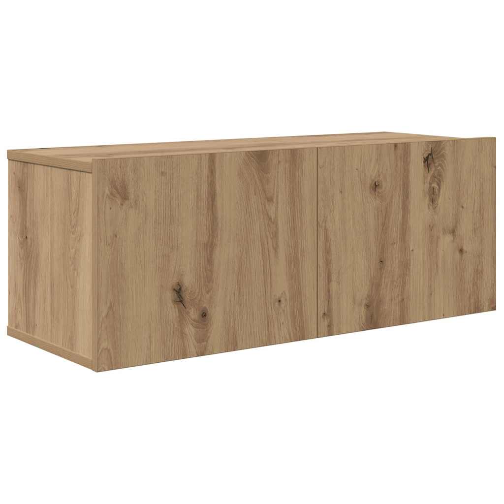 TV-Schrank-Set Wandmontiert 8 pcs Artisan-Eiche