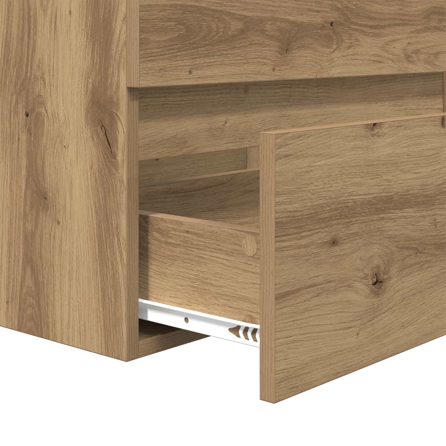 Badezimmermöbel-Set 3 Stk. Artisan-Eiche 61 x 39 x 45 cm