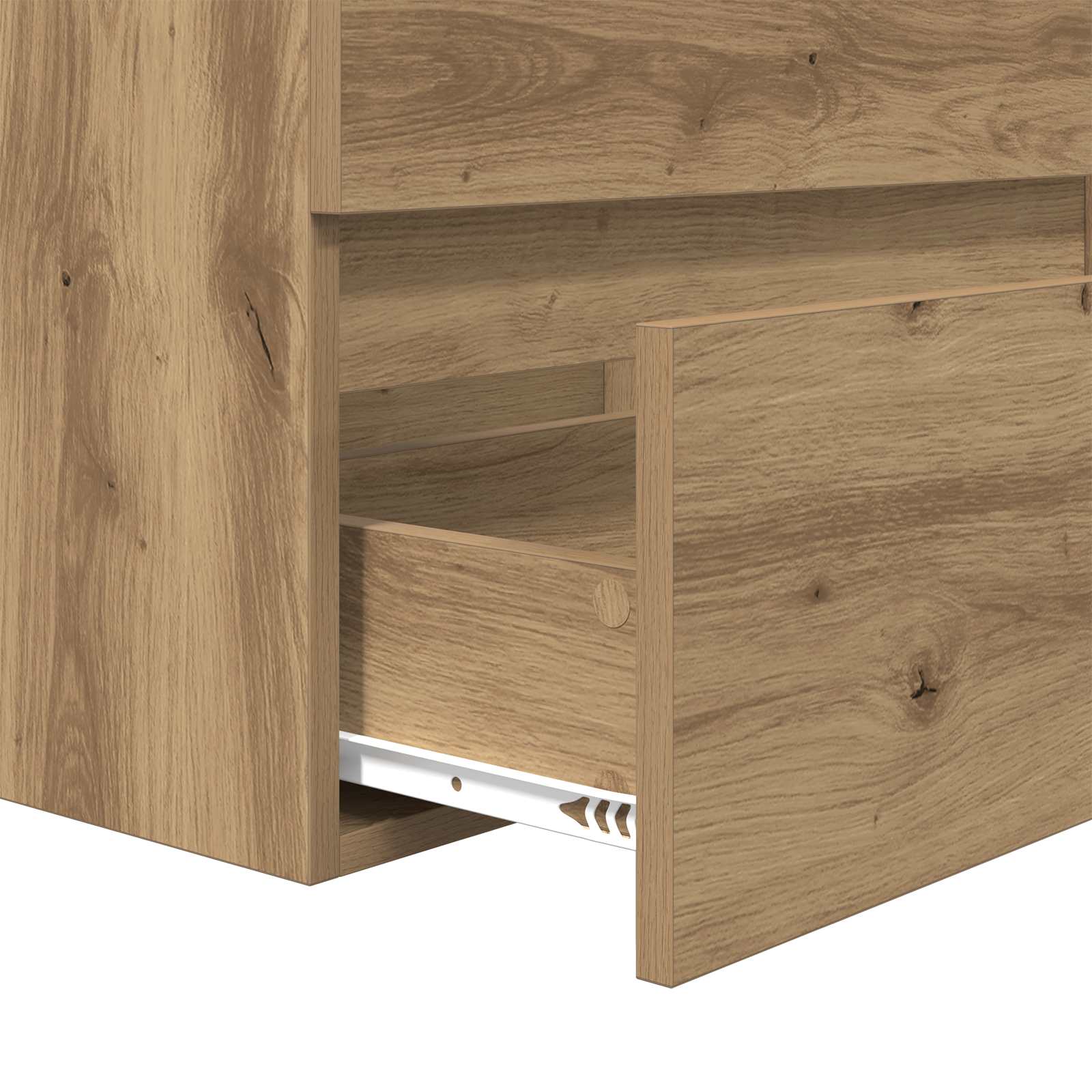 Badezimmermöbel-Set 3 Stk. Artisan-Eiche 61 x 39 x 45 cm