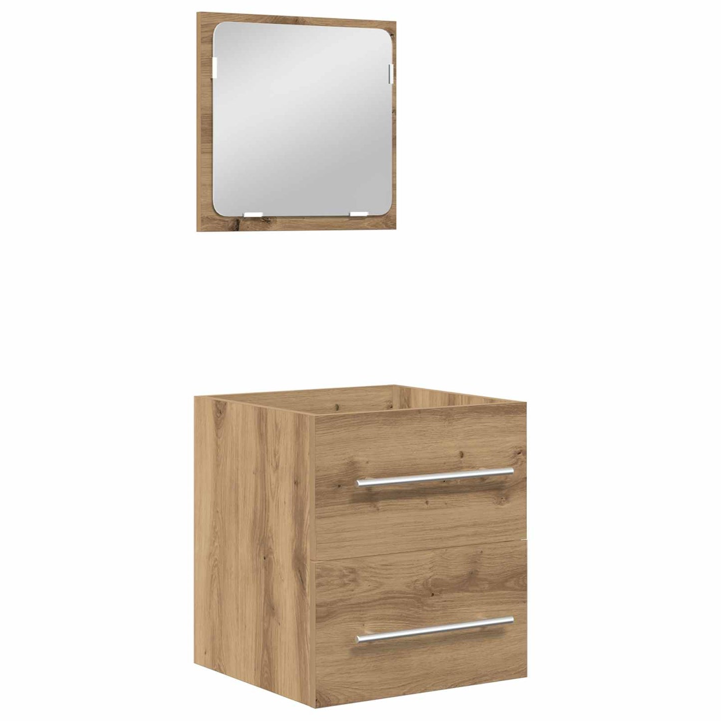 Badezimmermöbel-Set 2 stk. Artisan-Eiche 41 x 38,5 x 48 cm
