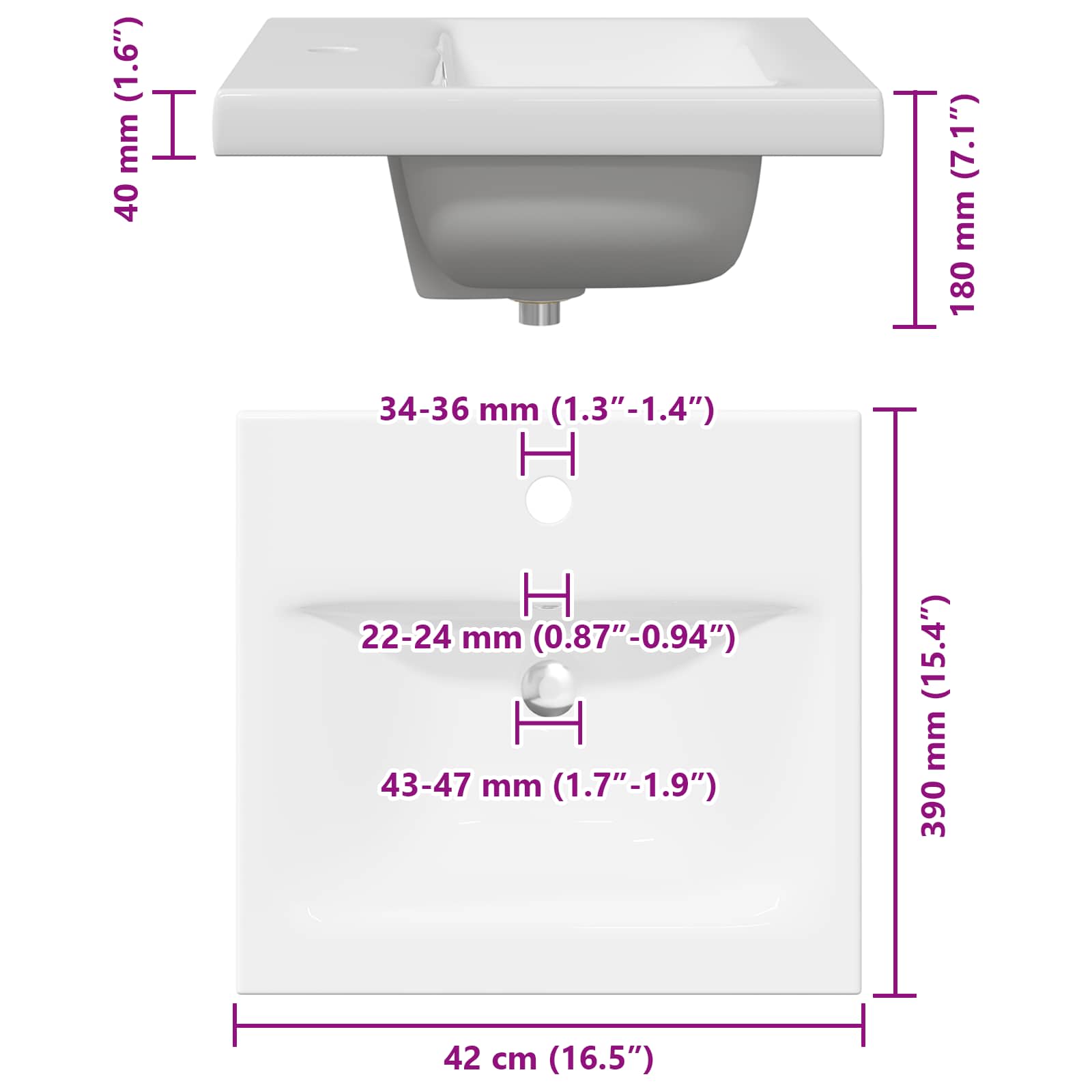 Badezimmermöbel-Set 2 stk. Artisan-Eiche 41 x 38,5 x 48 cm
