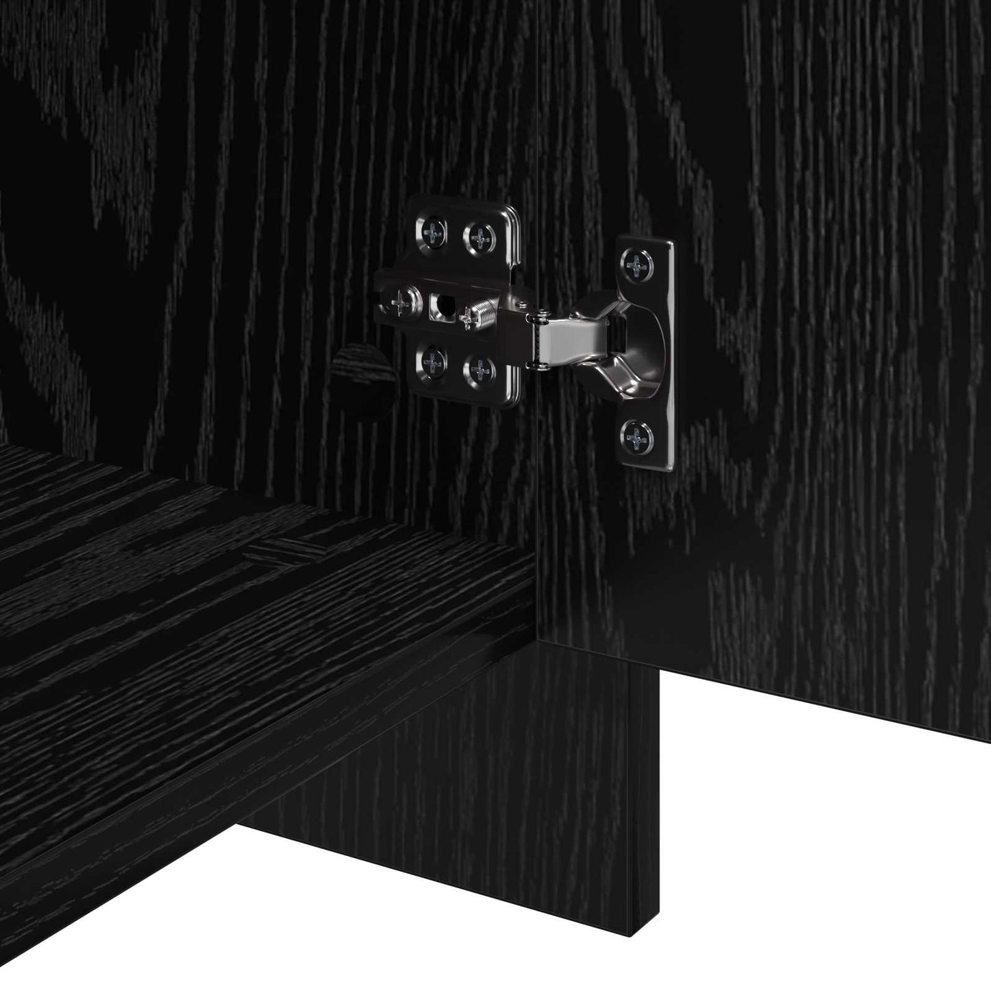 Sideboards 2 pcs Schwarz Eichen-Optik 70 x 41 x 75 cm
