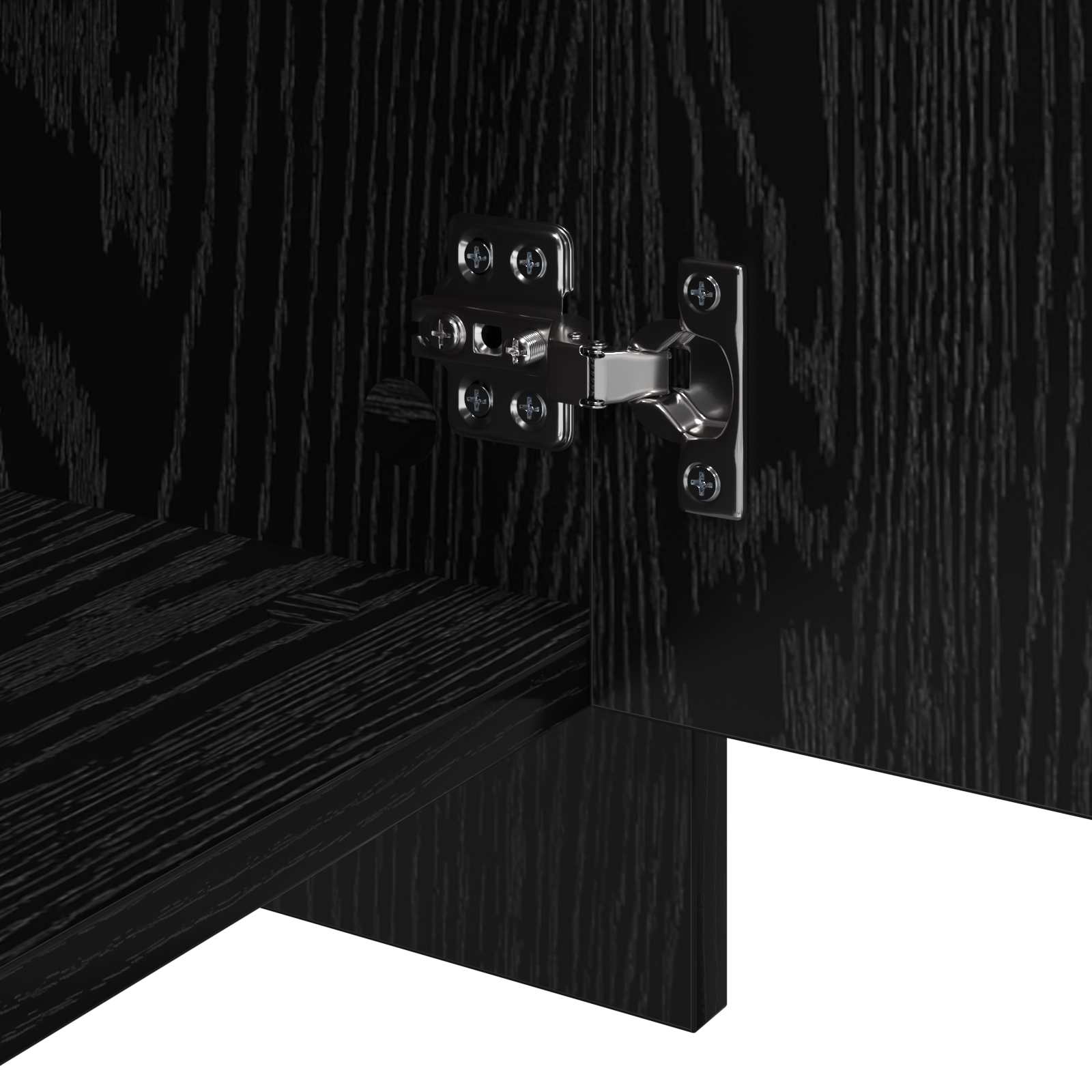 Sideboards 2 pcs Schwarz Eichen-Optik 70 x 41 x 75 cm