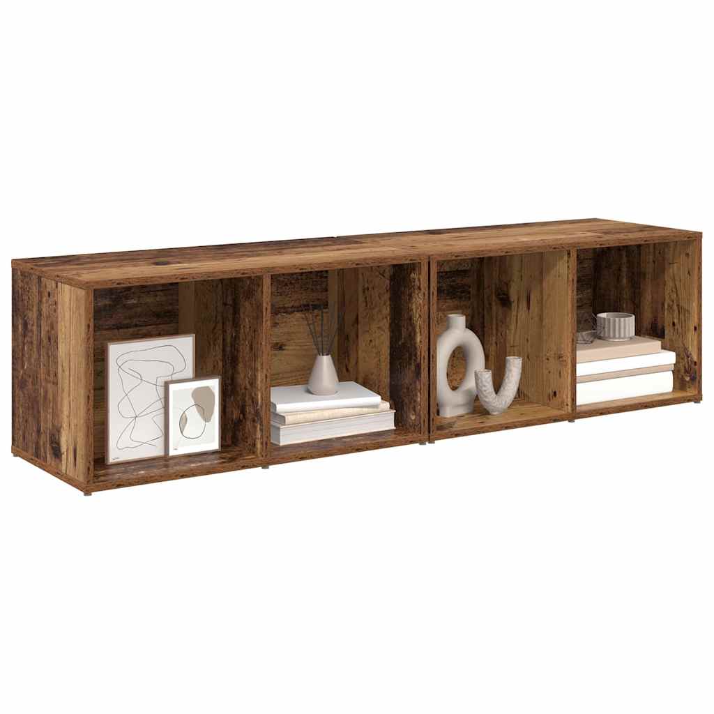 TV-Schrank-Set Altholz Holzwerkstoff