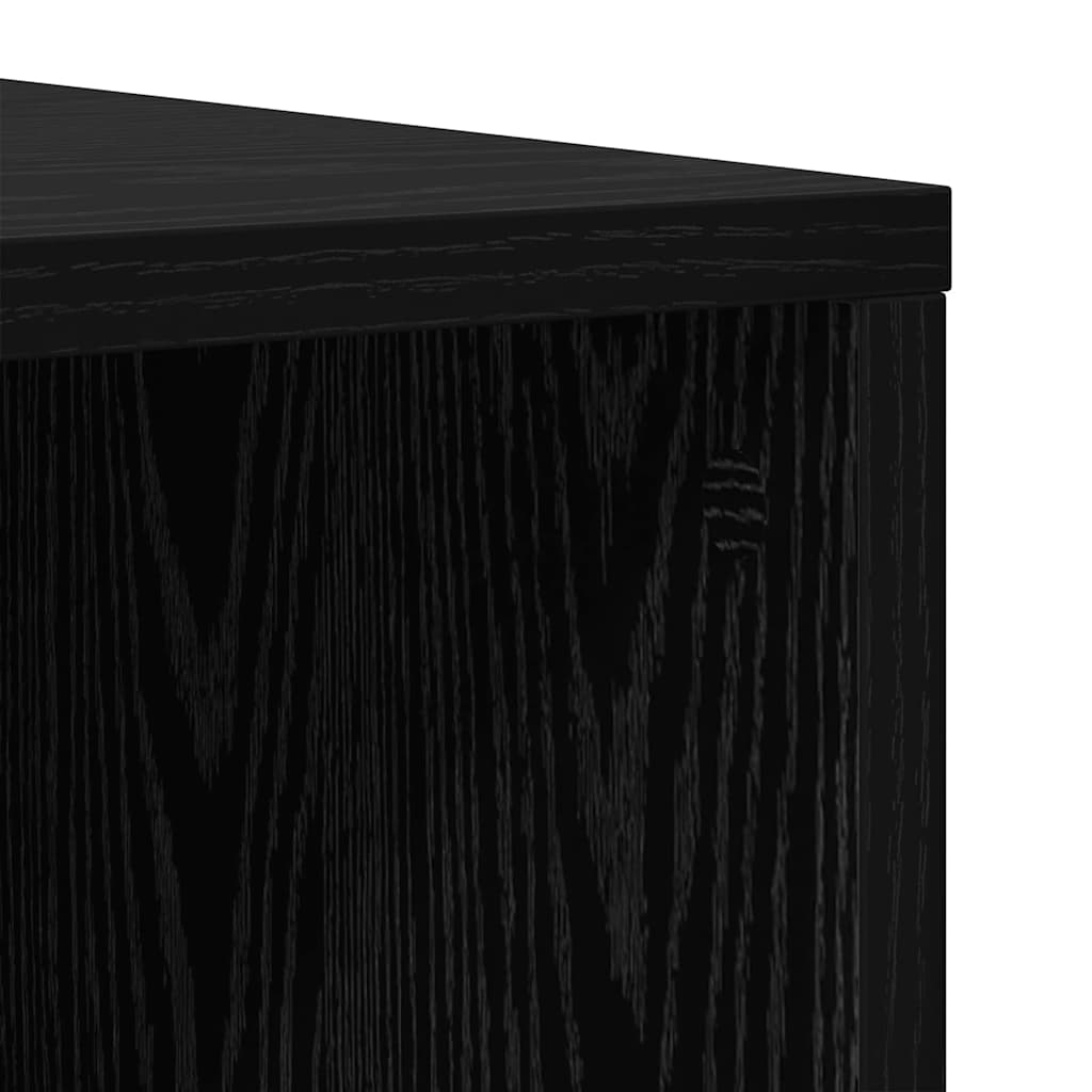TV-Schrank-Set Schwarz Eichen-Optik Holzwerkstoff