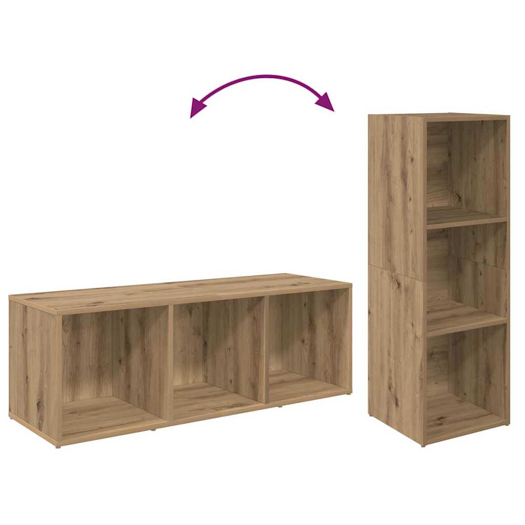 TV-Schrankset 4 pcs Artisan-Eiche Holzwerkstoff