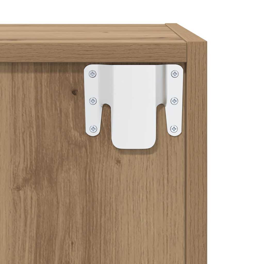 TV-Schrankset 2 stk. Artisan-Eiche Holzwerkstoff