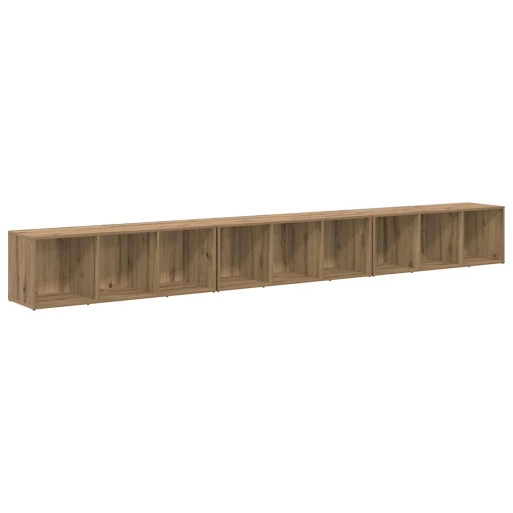 TV-Schrankset 3 pcs Artisan-Eiche Holzwerkstoff