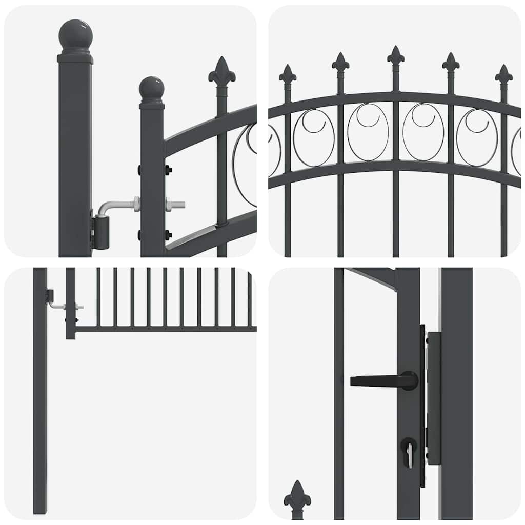 Zauntor mit Spitzen EMMEN 125 x 100 cm