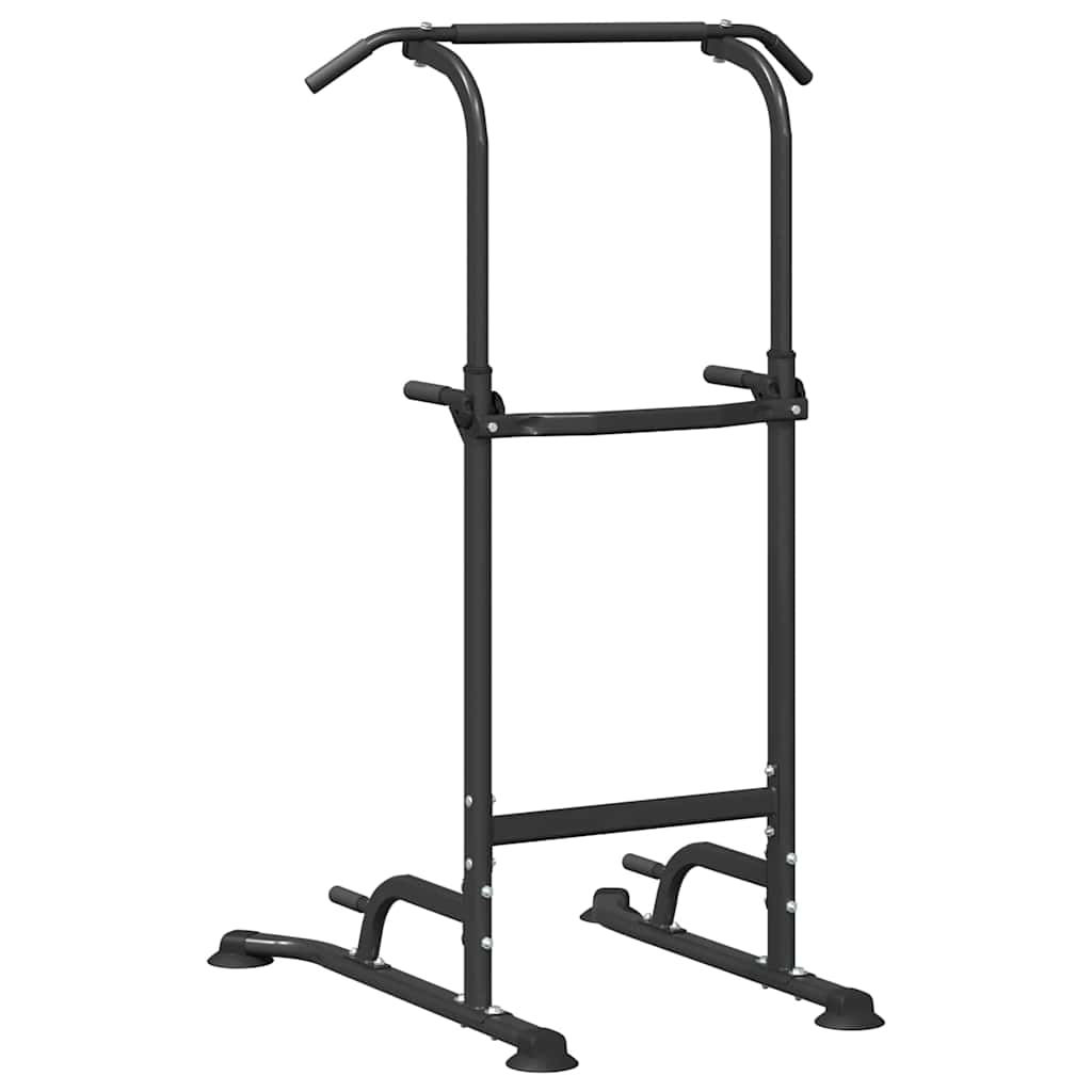 Power Turm Dip Station Schwarz 102 x 95 x 210 cm