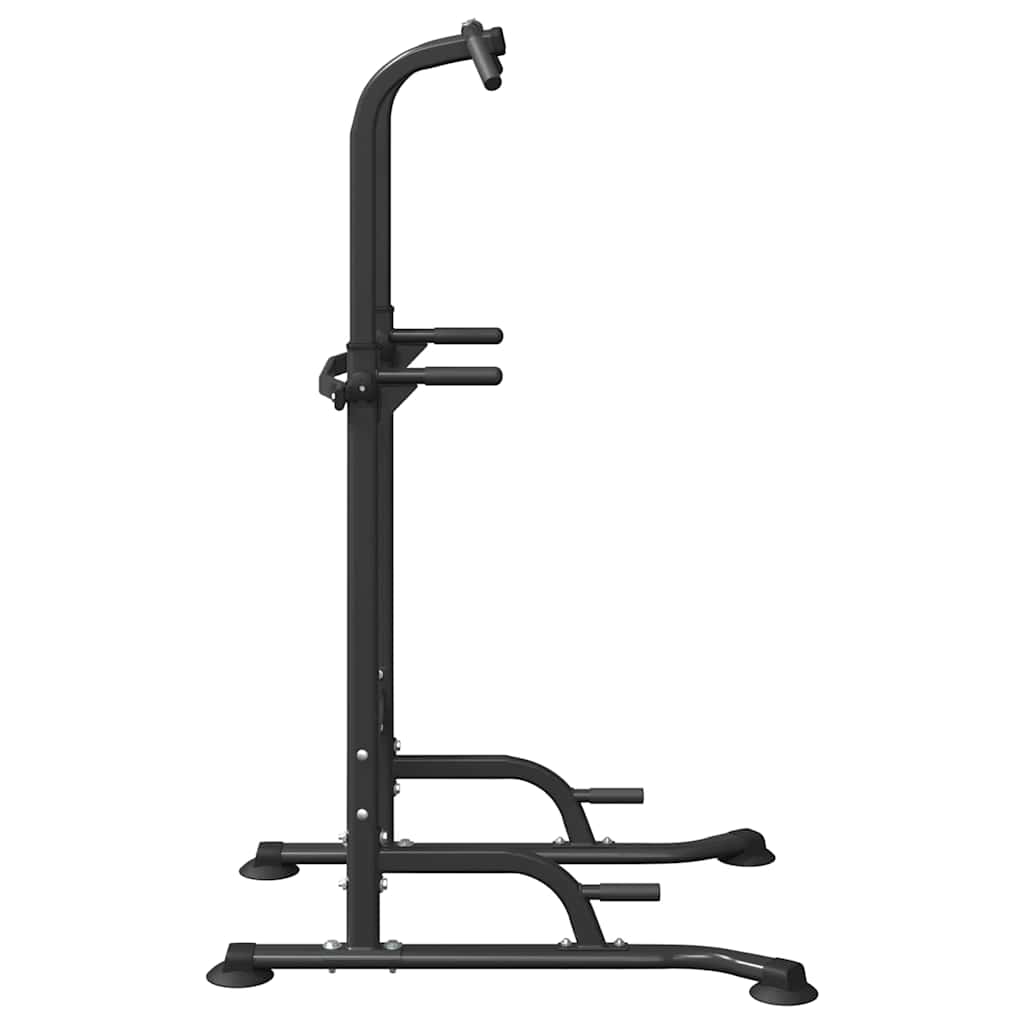 Power Turm Dip Station Schwarz 102 x 95 x 210 cm