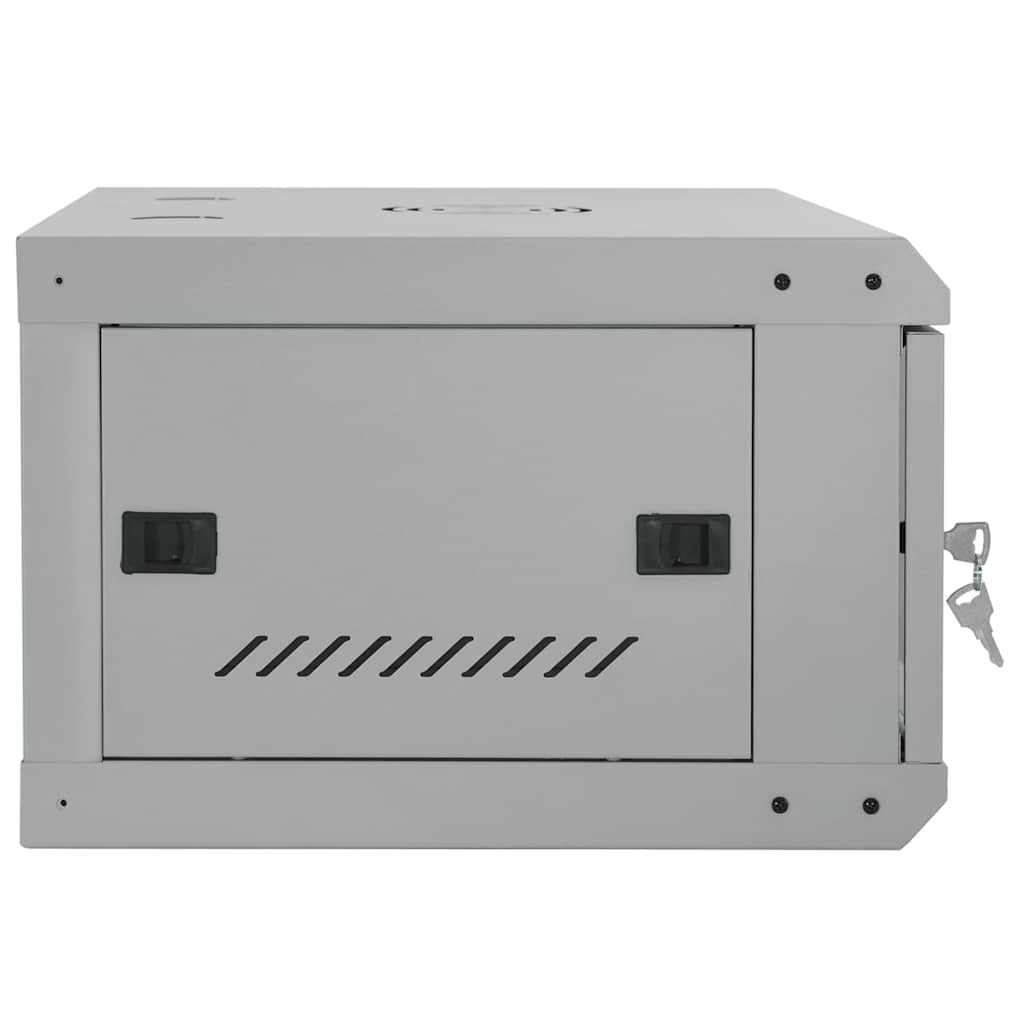 Netzwerkschrank mit Speicher Grau 60 x 45 x 35 cm Stahl