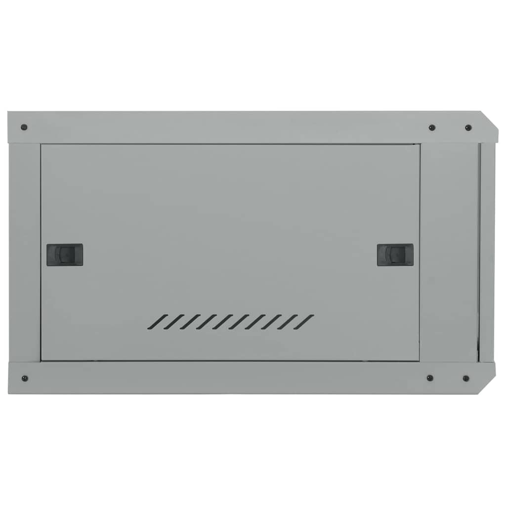 Netzwerkschrank mit Speicher Grau 60 x 60 x 35 cm Stahl