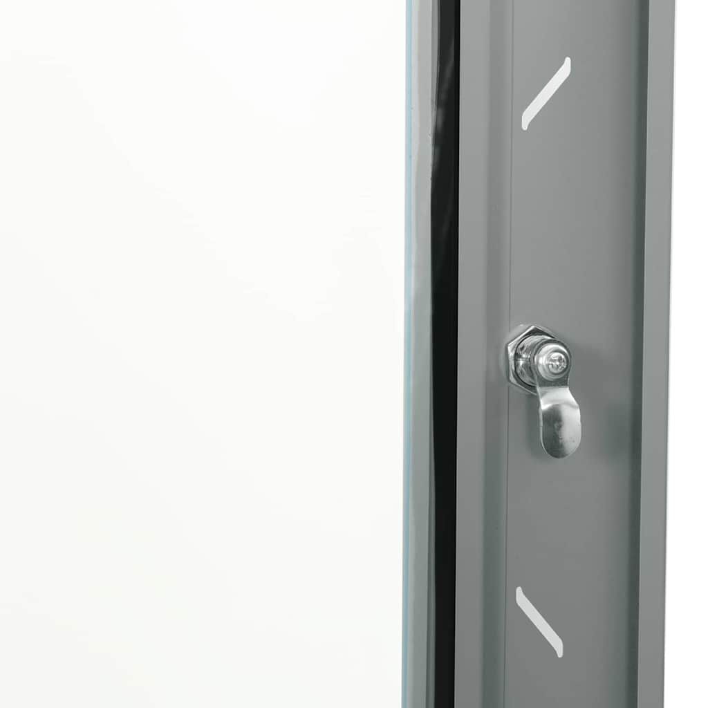 Netzwerkschrank mit Speicher Grau 60 x 60 x 50 cm Stahl