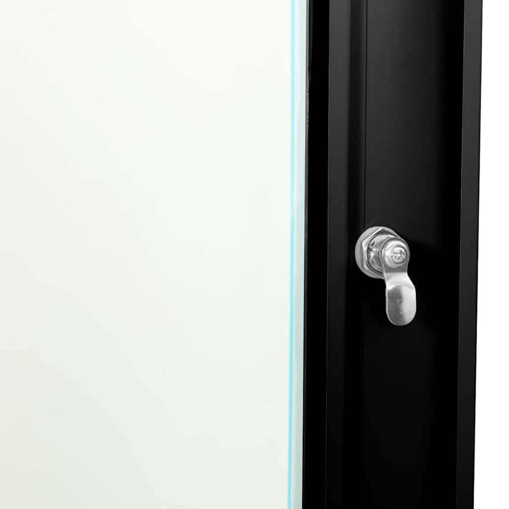 Netzwerkschrank mit Speicher Schwarz 53 x 35 x 21 cm Stahl