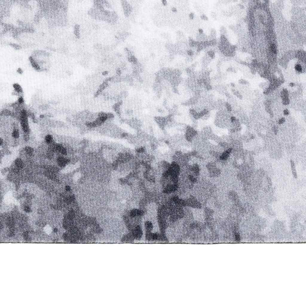 Küchen Teppich Grau 180 x 60 cm Samt