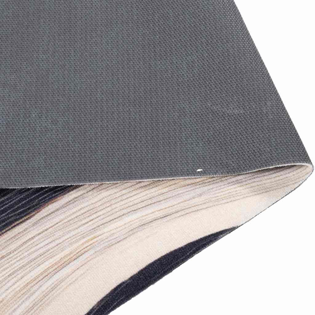 Küchen Teppich Art Deco Schwarz 300 x 60 cm Samt