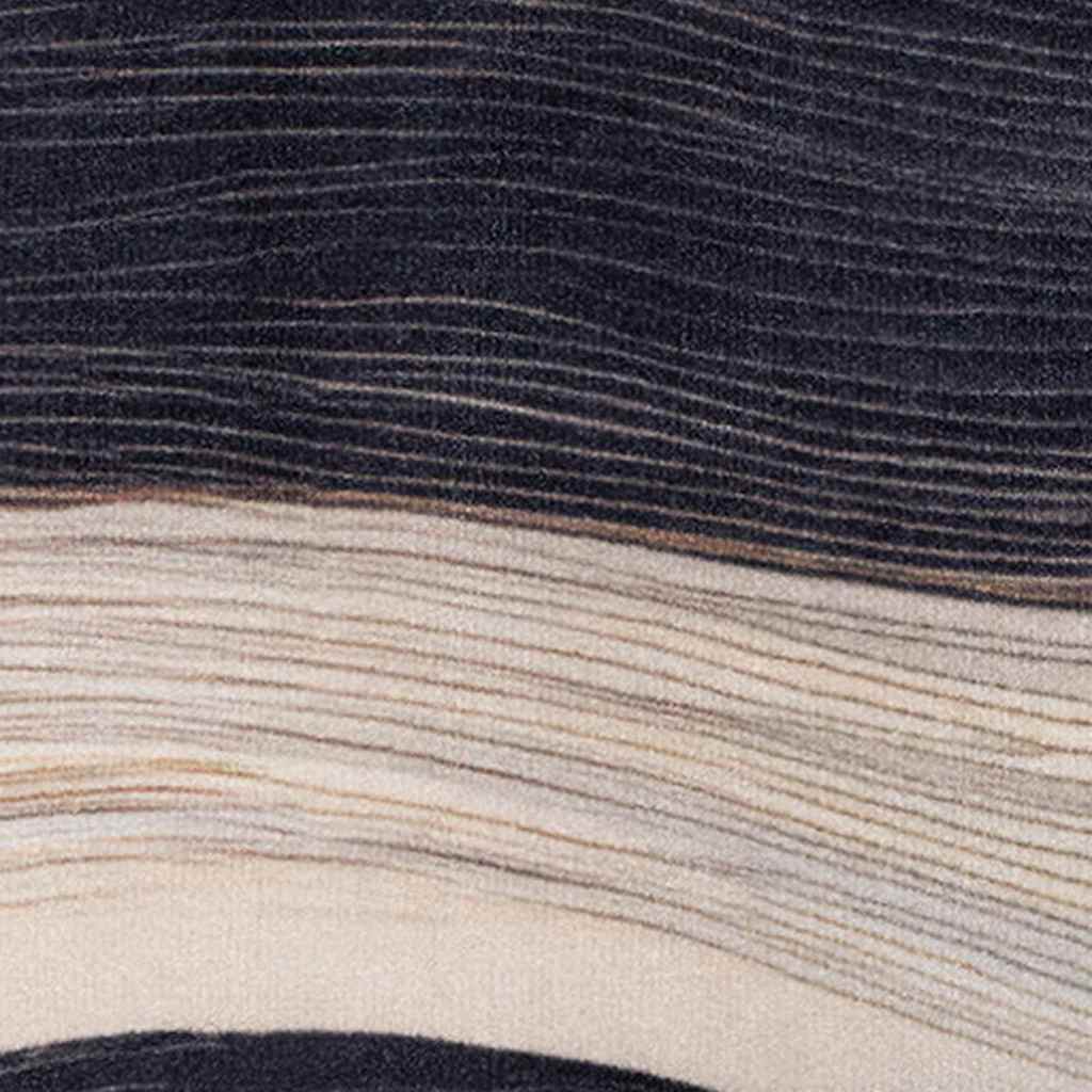 Küchen Teppich Art Deco Schwarz 300 x 60 cm Samt