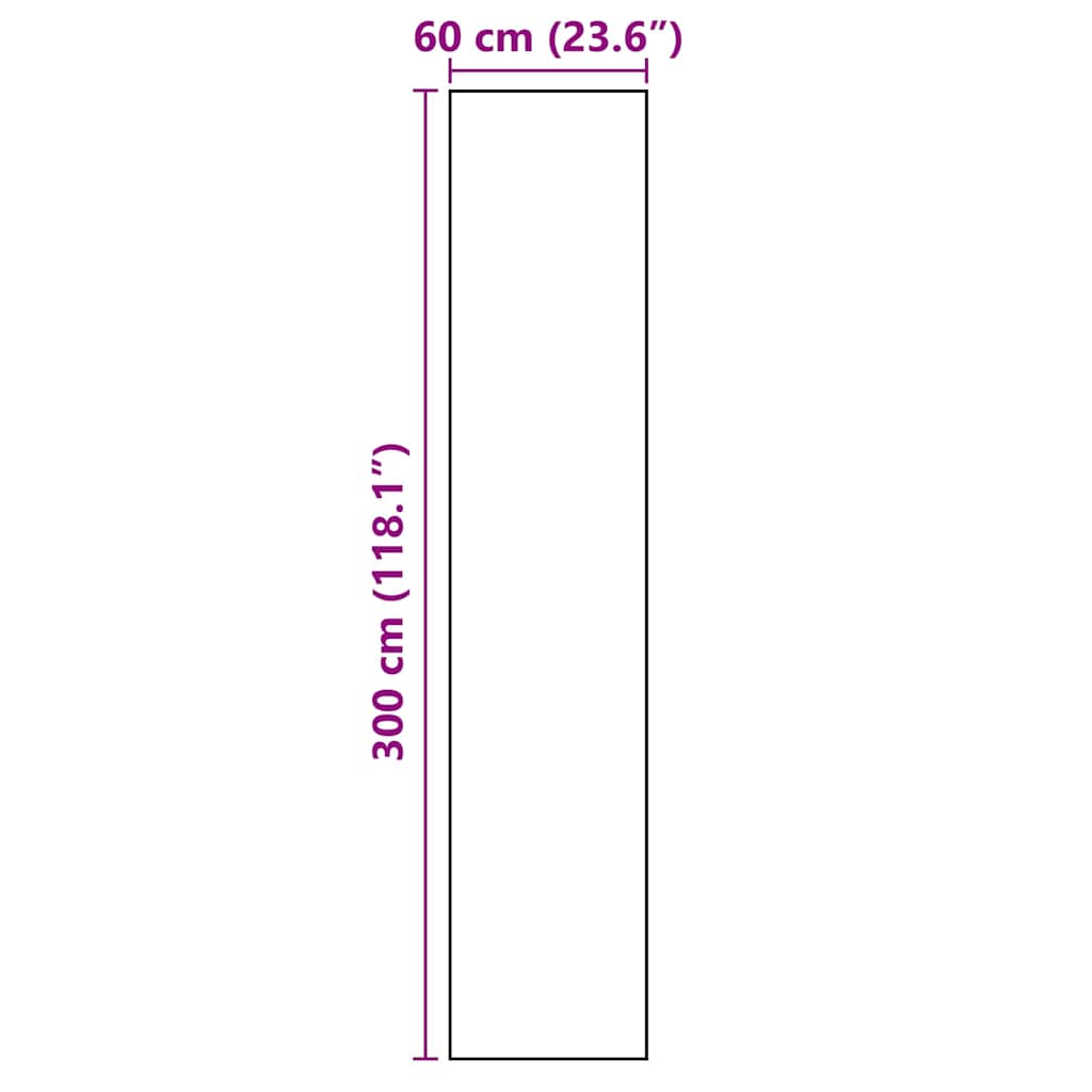 Küchen Teppich Art Deco Schwarz 300 x 60 cm Samt