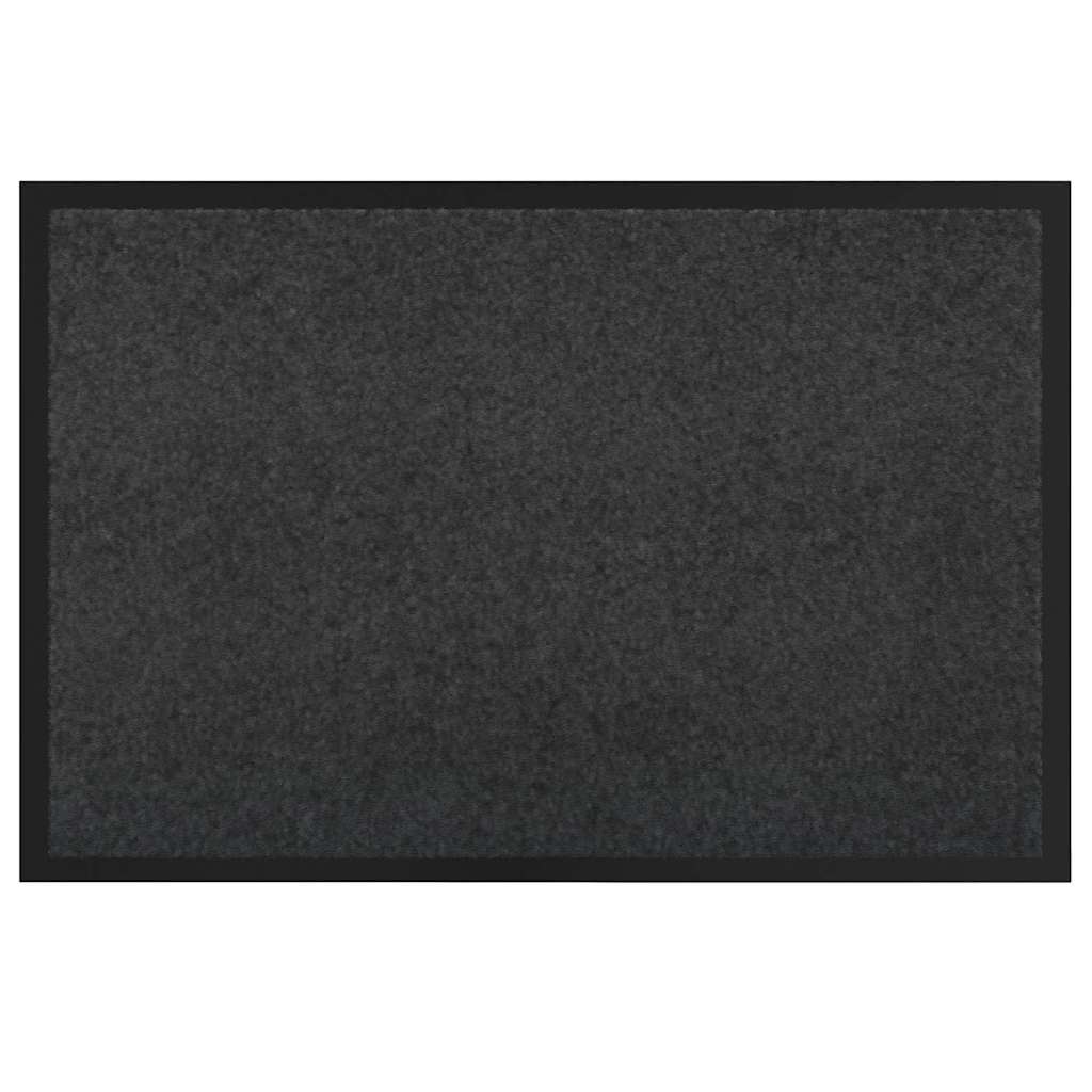 Fußmatte Anthrazit 80 x 120 x 1,2 cm Teddystoff