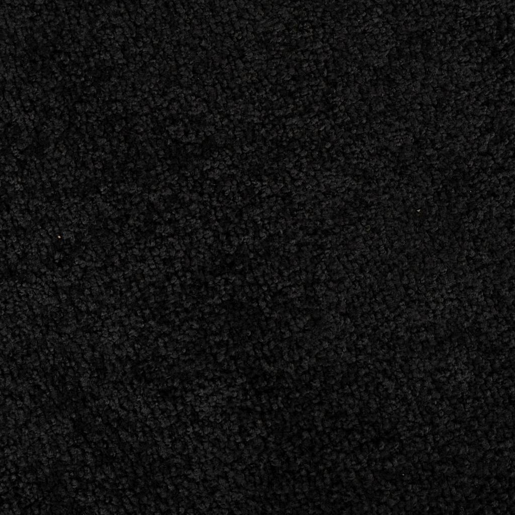 Fußmatte Schwarz 60 x 80 x 1.2 cm Teddystoff
