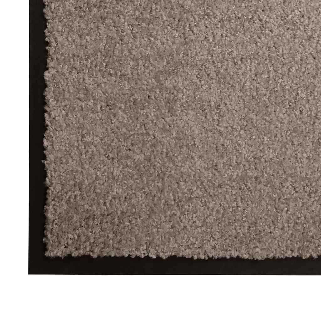 Fußmatte Beige 60 x 80 x 1.2 cm Teddystoff
