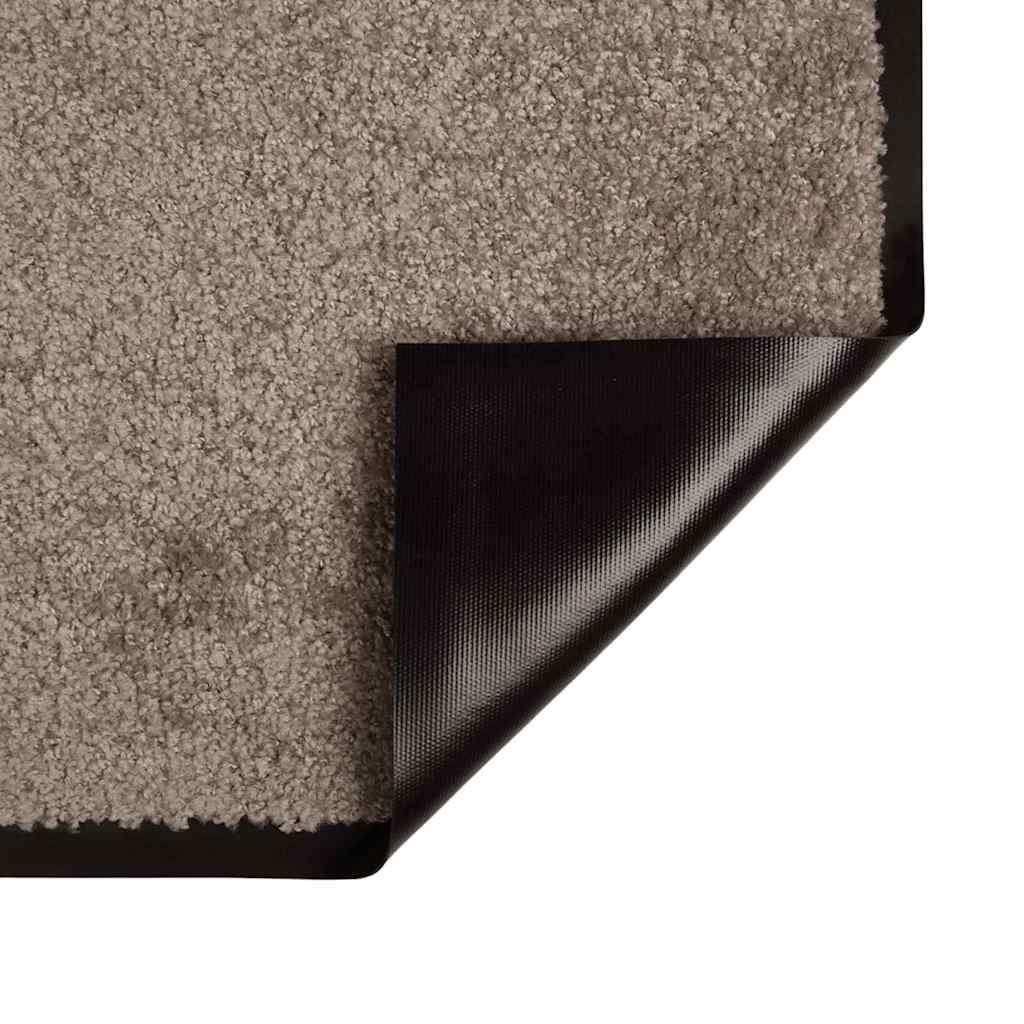 Fußmatte Beige 60 x 80 x 1.2 cm Teddystoff