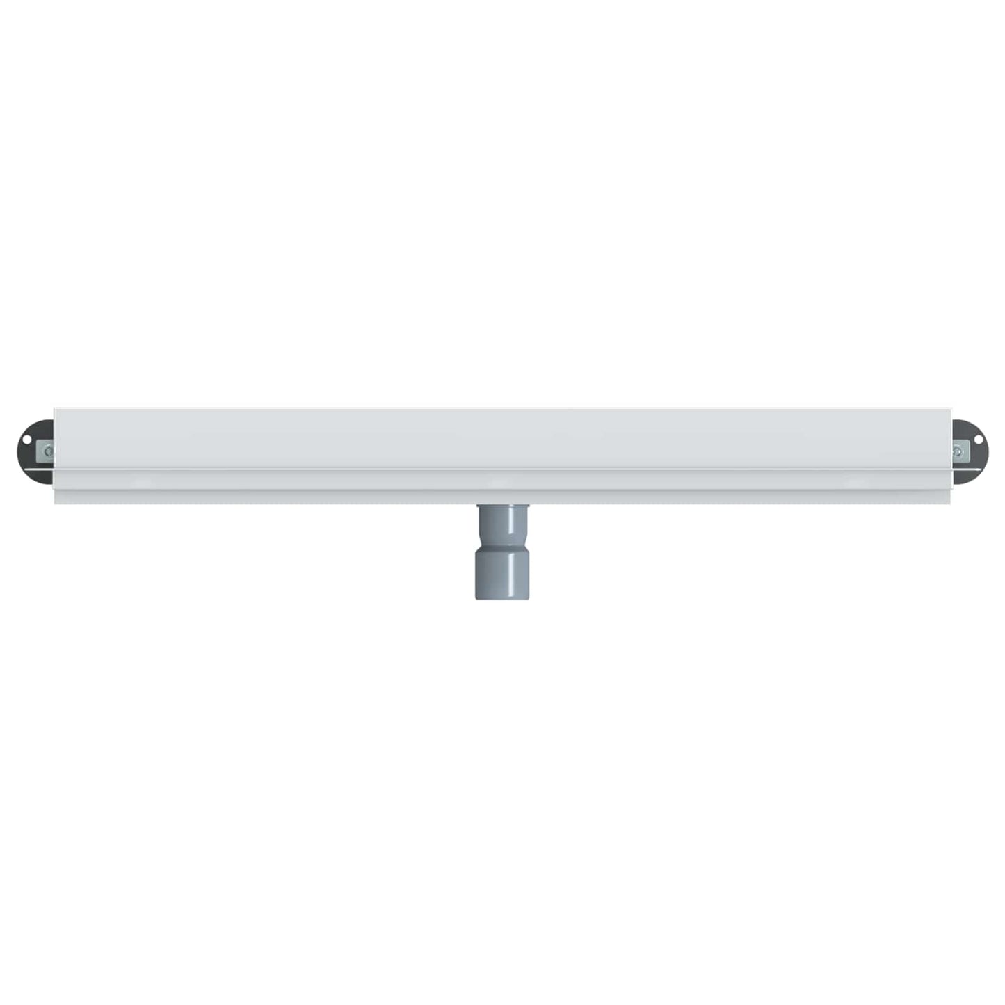Wandmontierter Duschablauf Silber 80 cm Edelstahl 304
