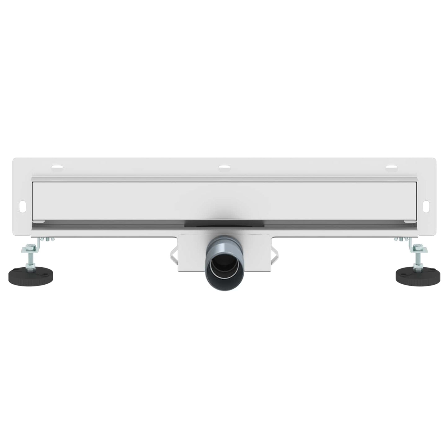 Wandmontierter Duschablauf Silber 50 cm Edelstahl 304